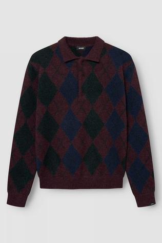 Polo Argyle Knitted Polo