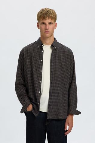 Chemise Slmregcole Jay Melange Shirt