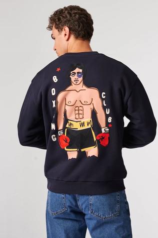 Sweatshirt Boxing Champ Backprint Sweat