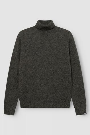 Antwrp Sous-Pull Mouline Turtleneck Knit Evergreen