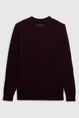 Pull Cotton Cable Knit Crew Jumper