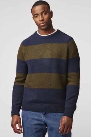 Pull Striped Colorblock Knit