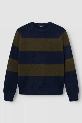 Pull Striped Colorblock Knit