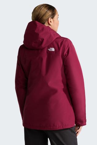 The North Face 3-In-1 Jas W Carto Mono Triclimate Hooded Jacket Burgundy Crush