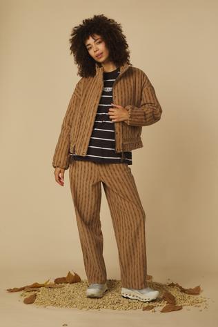 Oxbow Jas Stripy Printed Corduroy Amphora