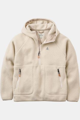 Fleece Home 1/2 Zip Recycled Hooded Sherpa Fleece