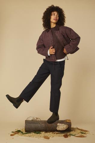 Oxbow Trui Shuriken Jacquard Raisin