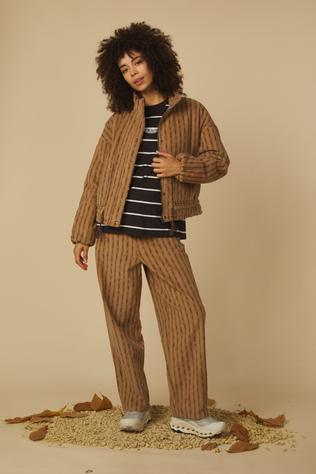 Broek Stripy Corduroy Printed