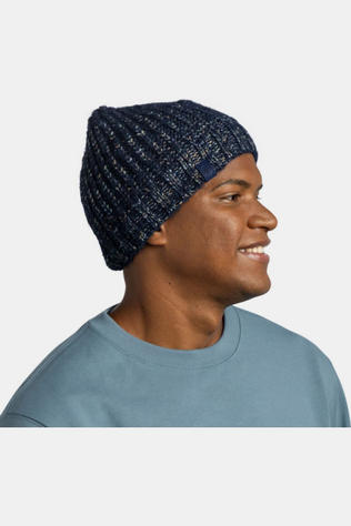 Bonnet Knitted & Fleece Band Beanie Dalia Night Blue
