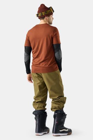 Smartwool T-Shirt Men'S Wander Valley Active Short Sleeve Burnt Sienna