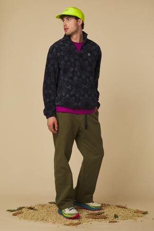 Fleece Psych Quarter Zip Printed Polar
