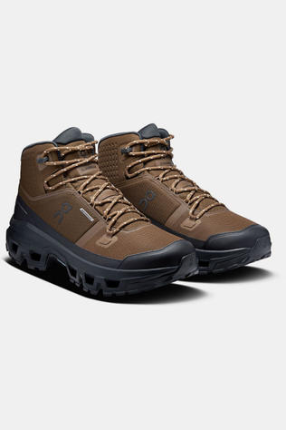 On Chaussures De Randonnée Cloudrock Mid Wp Earth | Black