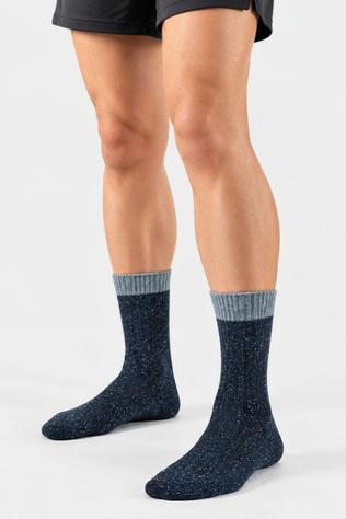 Chaussettes De Randonnée Merino Silk Rib Crew