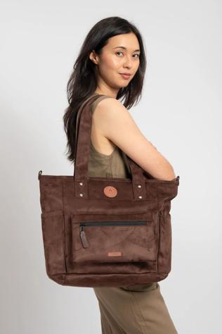 Stuffsack Tote Bag Vegan Suede Medium