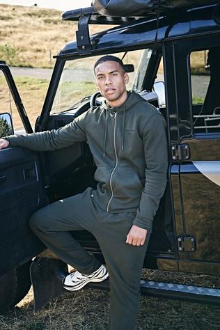 Sweatshirt Borg Essential 1 Zip Hoodie