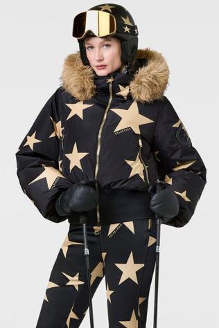 Goldbergh Ski-Jas Shinnen Faux Fur Black/Gold
