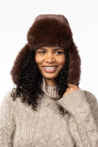 Barts Bonnet Hawka Bomber Dark Brown
