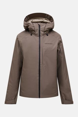 Peak Performance Veste De Ski M Maroon Insulated Jacket Terrain Tan