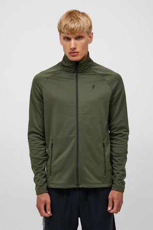 Peak Performance Polaire M Rider Essentials Midlayer Zip Jacket Pine Needle