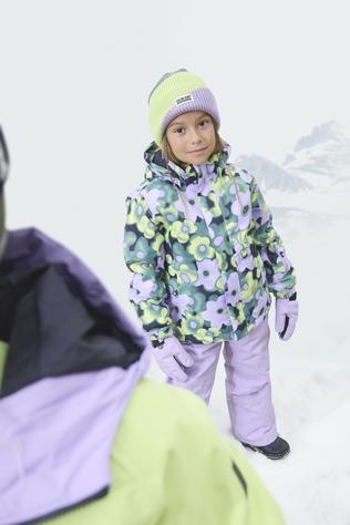 Color Kids Ski-Jas Aop Purple Rose
