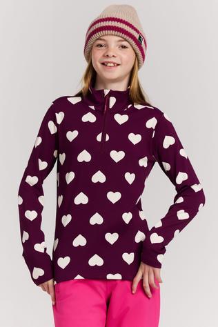 Protest Polaire Prttopsy Jr 1/4 Zip Active Top Current Purple