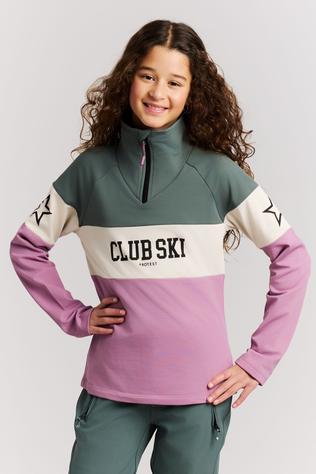 Protest Polaire Prtrobena Jr 1/4 Zip Active Top Evergreen