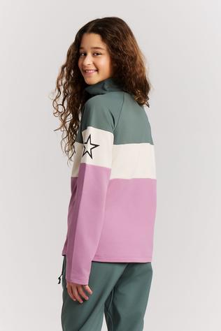 Protest Polaire Prtrobena Jr 1/4 Zip Active Top Evergreen