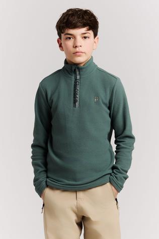 Protest Polaire Reperfecty Jr 1/4 Zip Active Top Evergreen