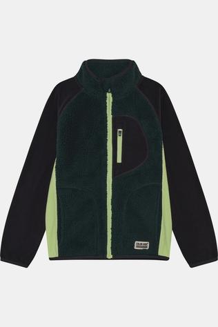 Fleece Teddy Jacket W. Fleece Sleeves