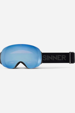 Sinner Skibril Avon Matte Black/Double Blue Sintrast + Dbl Orng Sintra