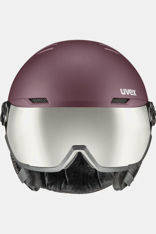 Uvex Skihelm Wanted Visor Bramble/Antique-Rose-Matt