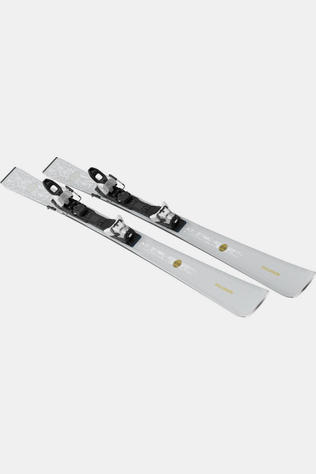Salomon Ski Set E S/Max N°10 + M10 Gw L80 Silver Met./Glitter