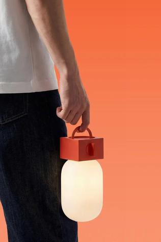 Native Union Lampe De Table Pop Light Alarm Red