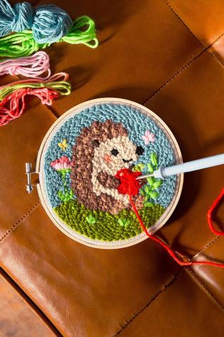 Toys Hedgehog Punch Needle