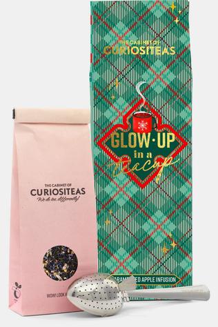 THE CABINET OF CURIOSITEAS Drinken Caramelized Apple Tea Giftbox  Tartan Green None