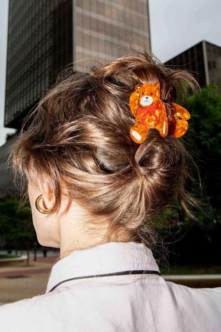 Textiel Accessoire Hair Claw Teddy Bear