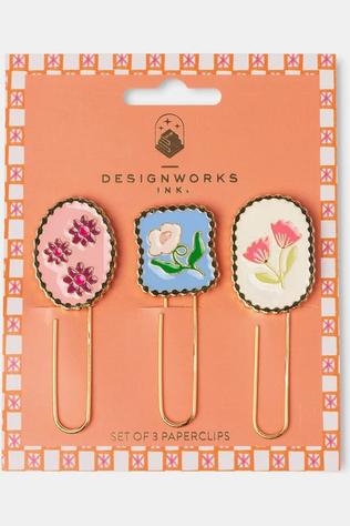 Accessoire De Bureau Framed Floral Bookmark - Magnolia