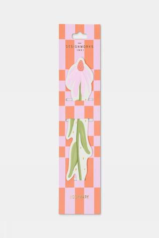 Accessoire De Bureau Framed Floral Bookmark - Coneflower