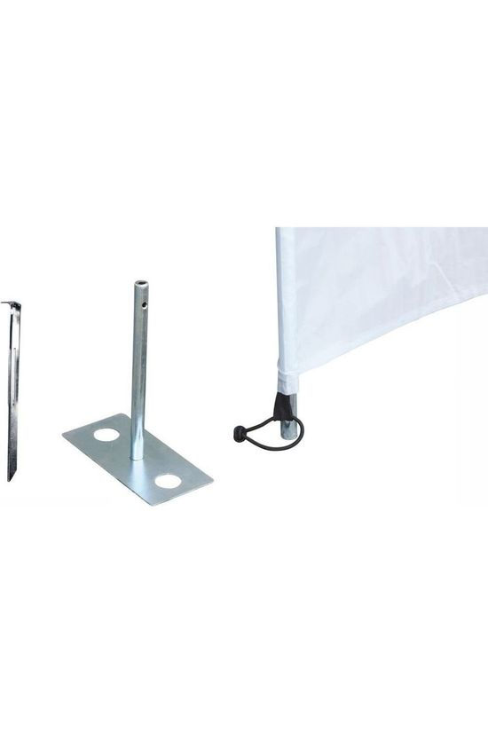 Bo-Camp Accessoire Windschermharing 30 Cm 4 Stuks silver