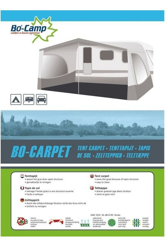 Bo-Camp Accessoire Tapis de sol 2,5 X 5 M dark grey