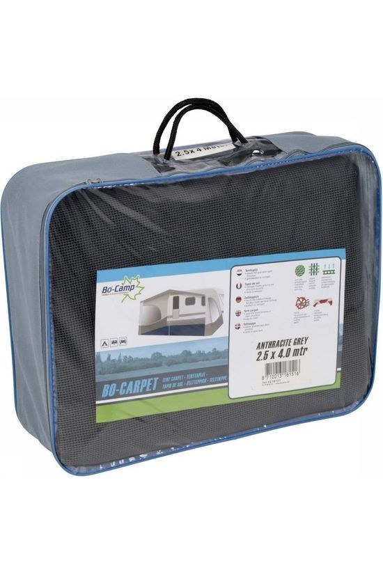 Bo-Camp Accessoire Tapis de sol 2,5 X 5 M dark grey