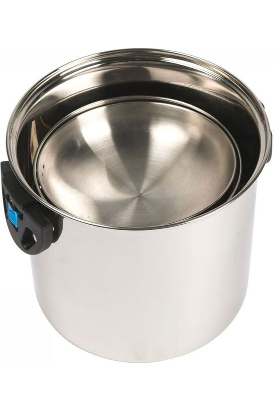 Bo-Camp Pannenset - Elegance Compact 2 - 2-Delig - RVS silver