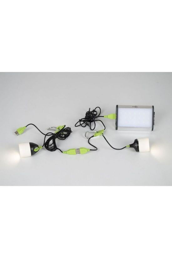 Bo-Camp Eclairage Tentlamp Vipe Koppelbaar black/green