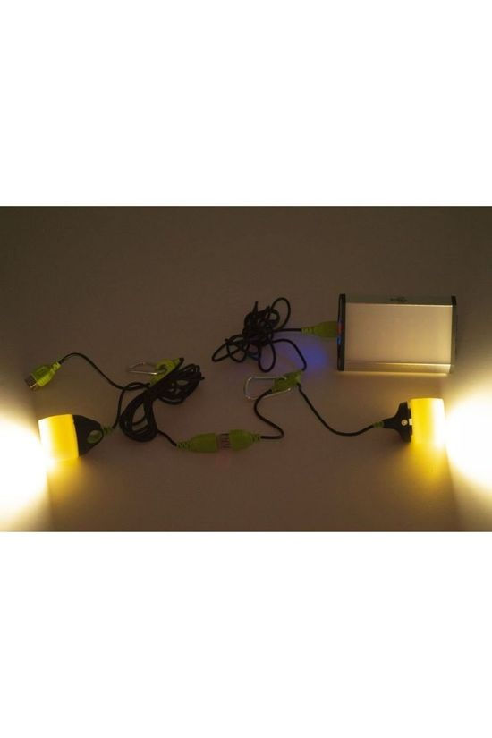 Bo-Camp Eclairage Tentlamp Vipe Koppelbaar black/green