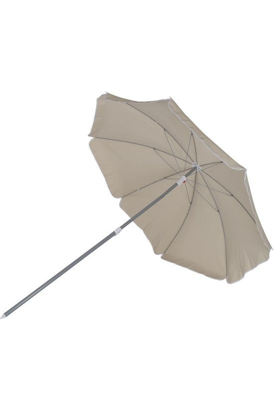 Bo-Camp Parasol Met Knikarm Ø 250 Cm Sand Brown