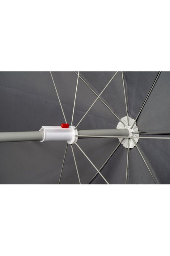 Bo-Camp Divers Parasol Met Knikarm Ø 250 Cm dark grey