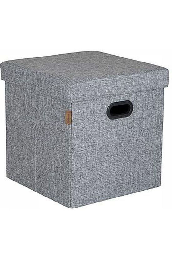 Bo-Camp Ottoman Holborn light grey