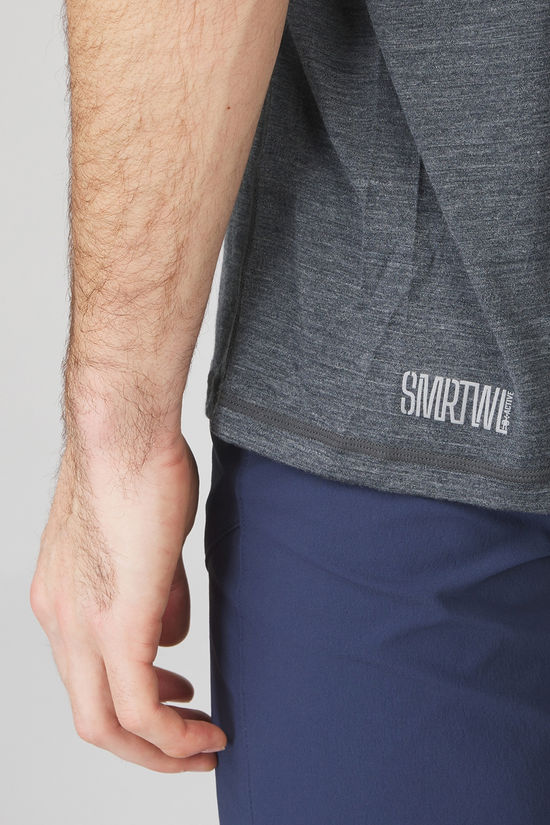 Smartwool T-Shirt Active Ultralite Ss Charcoal Heather