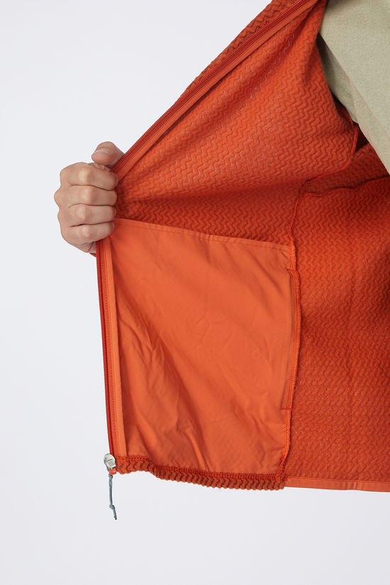Patagonia Polaire M'S R1 Air Full-Zip Hoody Coal Orange