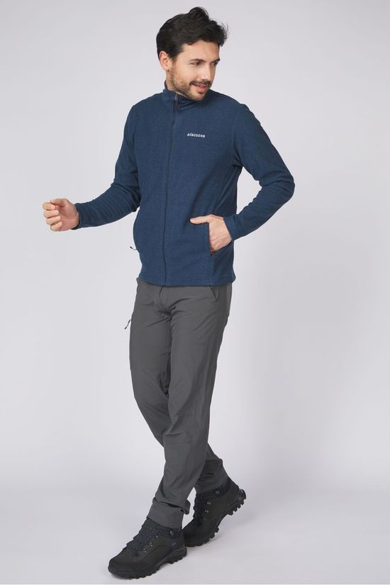 Ayacucho Fleece Crevasse Navy Blue